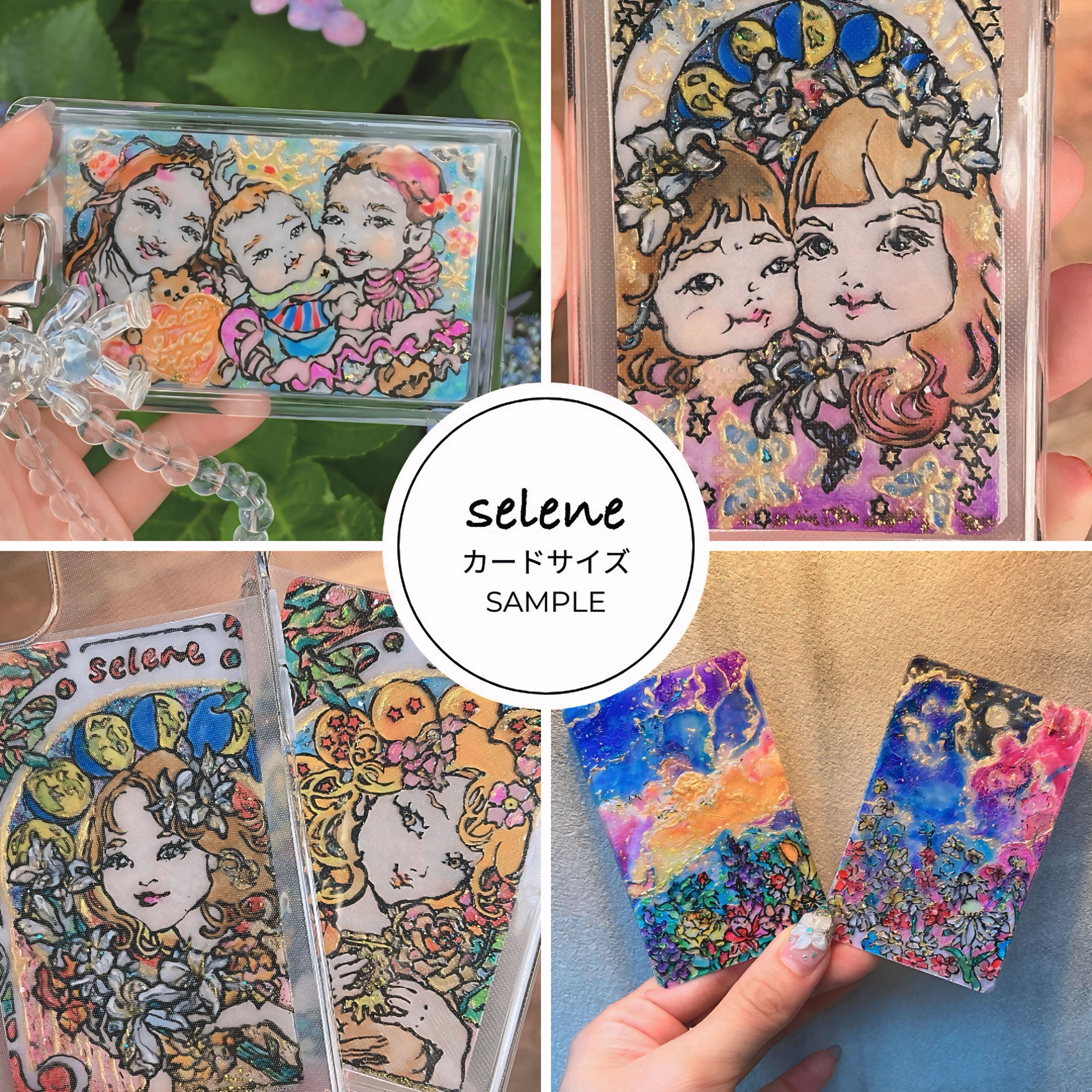 A4・B5サイズ ボックス型フレーム イラスト似顔絵 | 似顔絵 selene