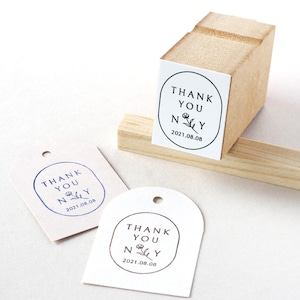 Thankyou スタンプ(オーバル) (オーダーメイド)