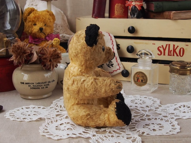 イギリスアンティーク　スーティーベア　スーティータイプのクマ　SOOTY　