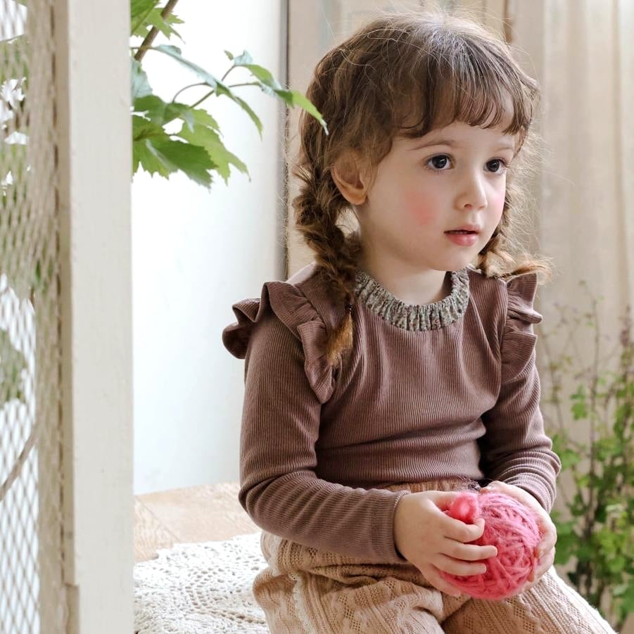 «Sold out»«puella flo» エマトップス 4colors