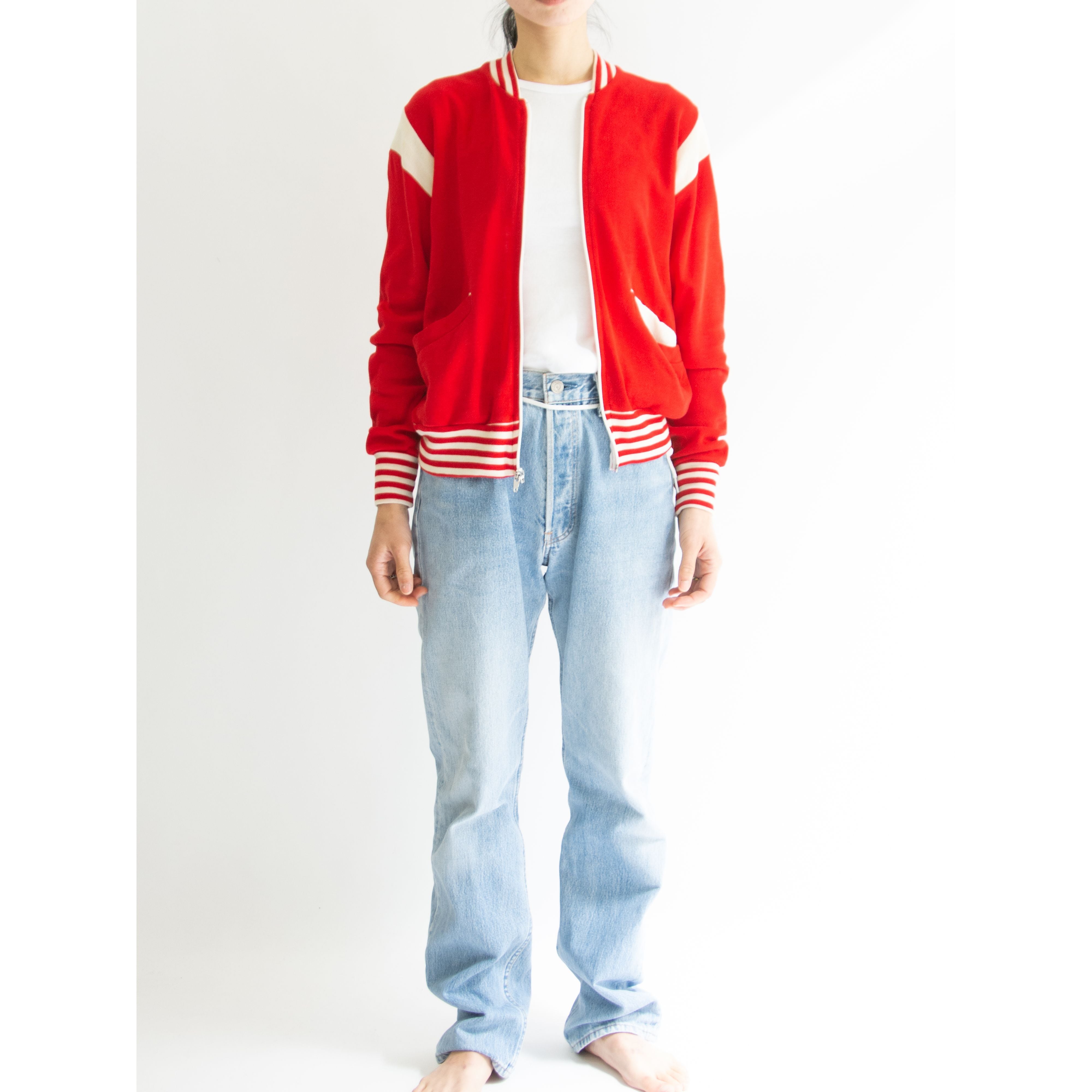 【Veneto】Made in Romania 80's 100% Acrylic Track Jacket（ルーマニア製 アクリルトラックジャケット）