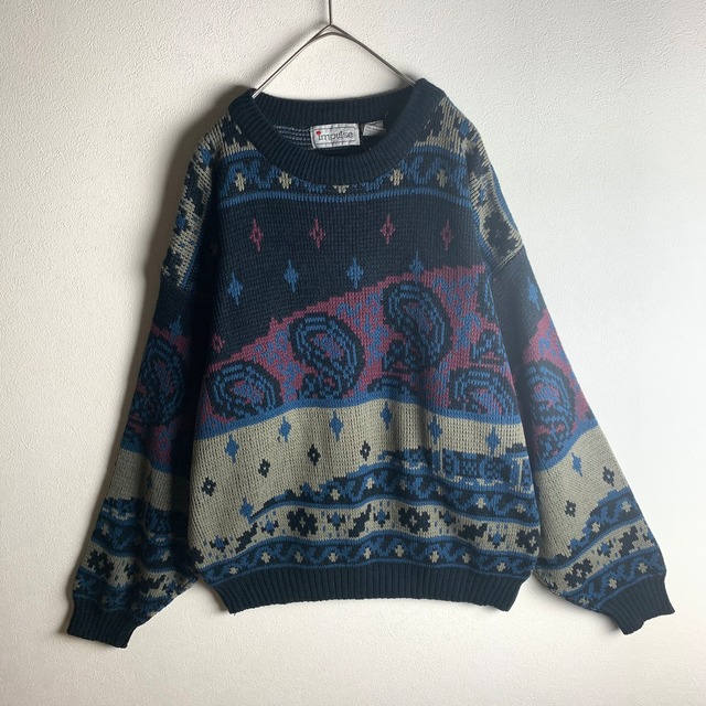 ～"knit" paisley & asymmetry～