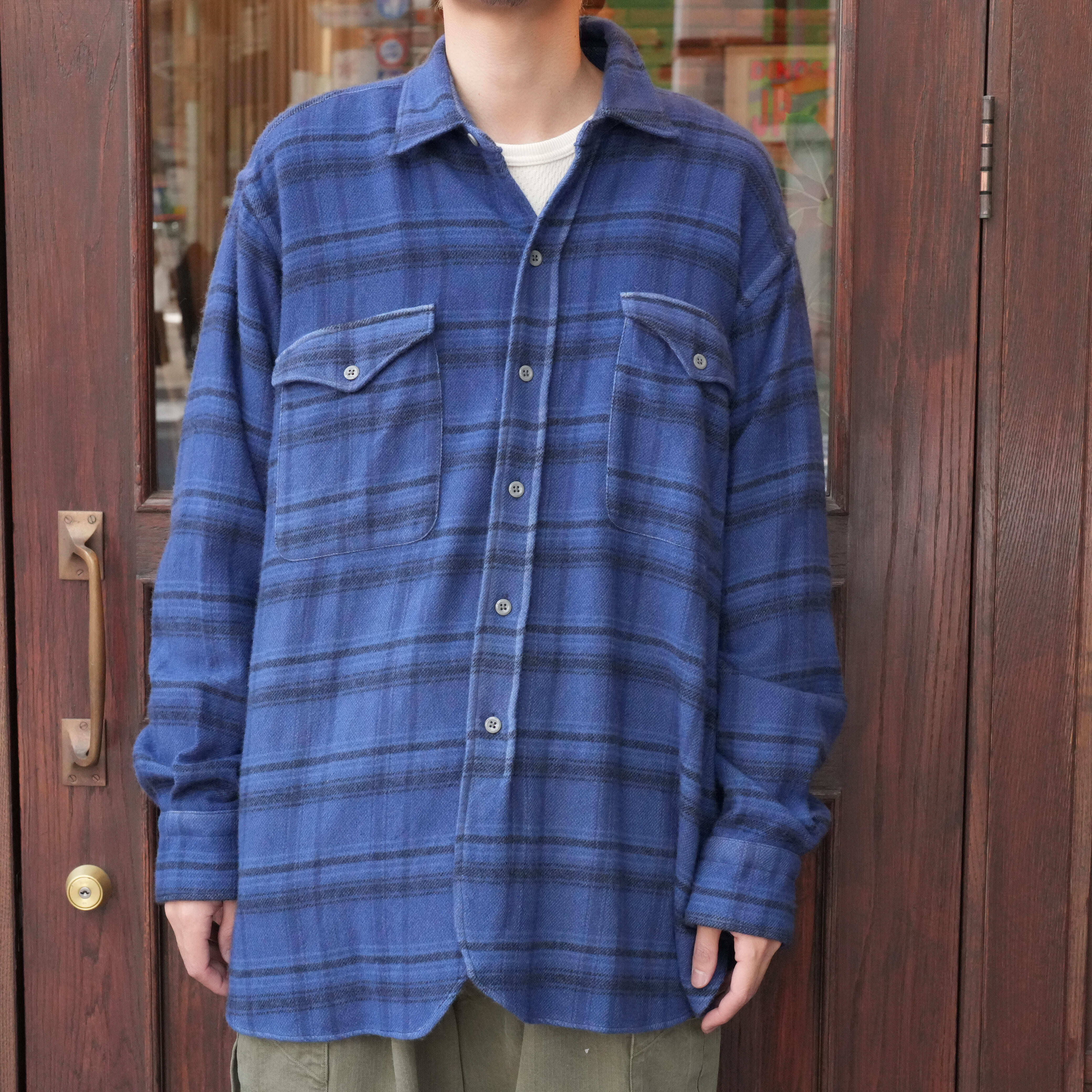 MAATEE&SONS (マーティーアンドサンズ) 25AW "CASHEMERE NEL SHIRTS" -ハナコン-