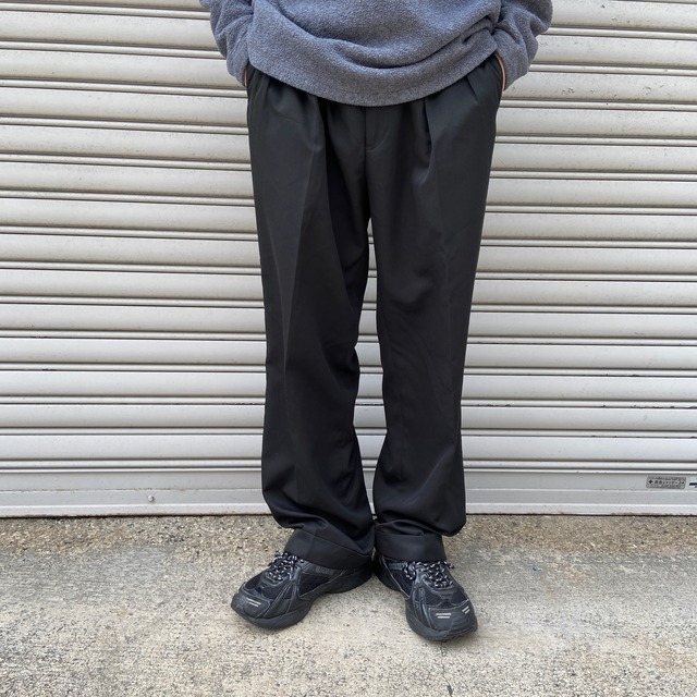 90s RalphLauren POLO GOLF タックスラックス　黒　W34