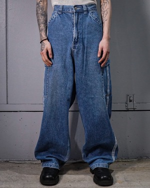 【add(C)vintage】"CORNICHE JEANS" Line Design Vintage Loose Denim Cargo Pants