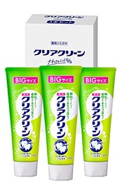 クリアクリーン ハミガキ ナチュラルミント 大容量 170g × 3本セット [医薬部外品]