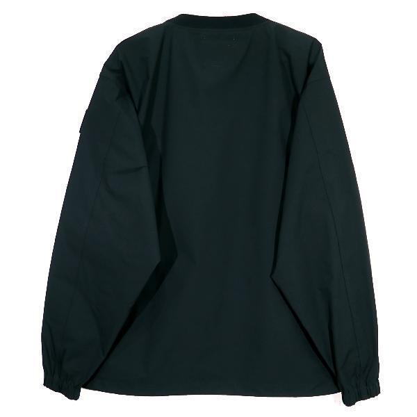 WTAPS 22SS SMOCK/LS/POLY.RIPSTOP 221BRDT-SHM04 サイズ03(L) ダブルタップス スモック  ロングスリーブ リップストップ クルーネック トップス ブラック【中古】