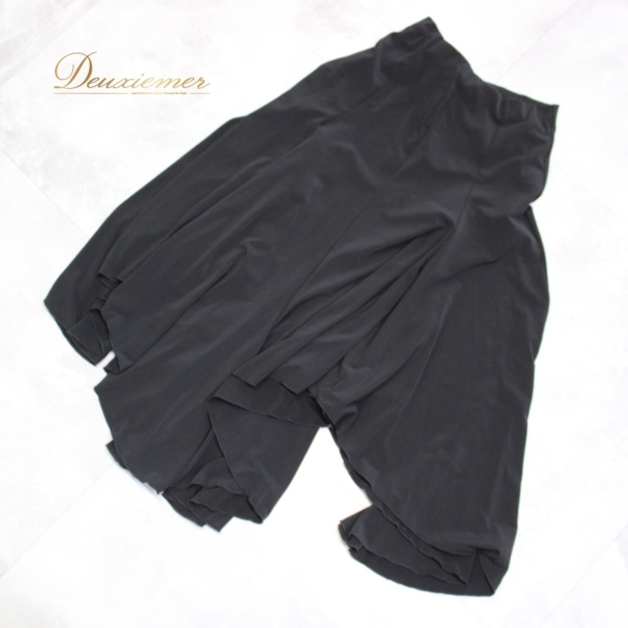 社交ダンス 衣装 スタンダード スカート レッスンウェア 練習着 オールシーズン Create-Sun クリエイトサン 黒 ブラック系 シンプル 無地 スカート レディース ダンスウェア 練習用 おしゃれ 伸縮性 スタイリッシュ 大人用 クラシック デザイン フォーマル 運動会 発表会 ギャザースカート シンプルスタイル 着やすい カジュアル 柔らかい ポリエステル 軽量 おすすめ