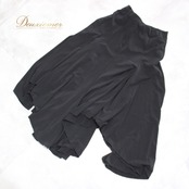 社交ダンス 衣装 スタンダード スカート レッスンウェア 練習着 オールシーズン Create-Sun クリエイトサン 黒 ブラック系 シンプル 無地 スカート レディース ダンスウェア 練習用 おしゃれ 伸縮性 スタイリッシュ 大人用 クラシック デザイン フォーマル 運動会 発表会 ギャザースカート シンプルスタイル 着やすい カジュアル 柔らかい ポリエステル 軽量 おすすめ