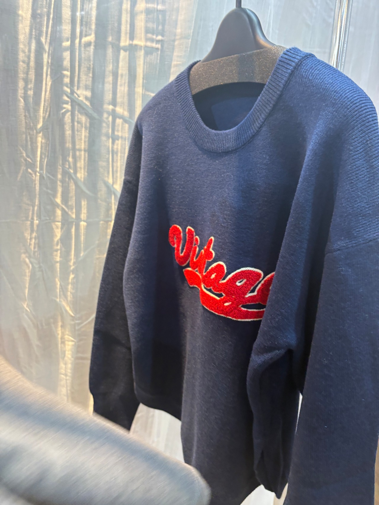 felini vintage芝刺繍ニット 57050