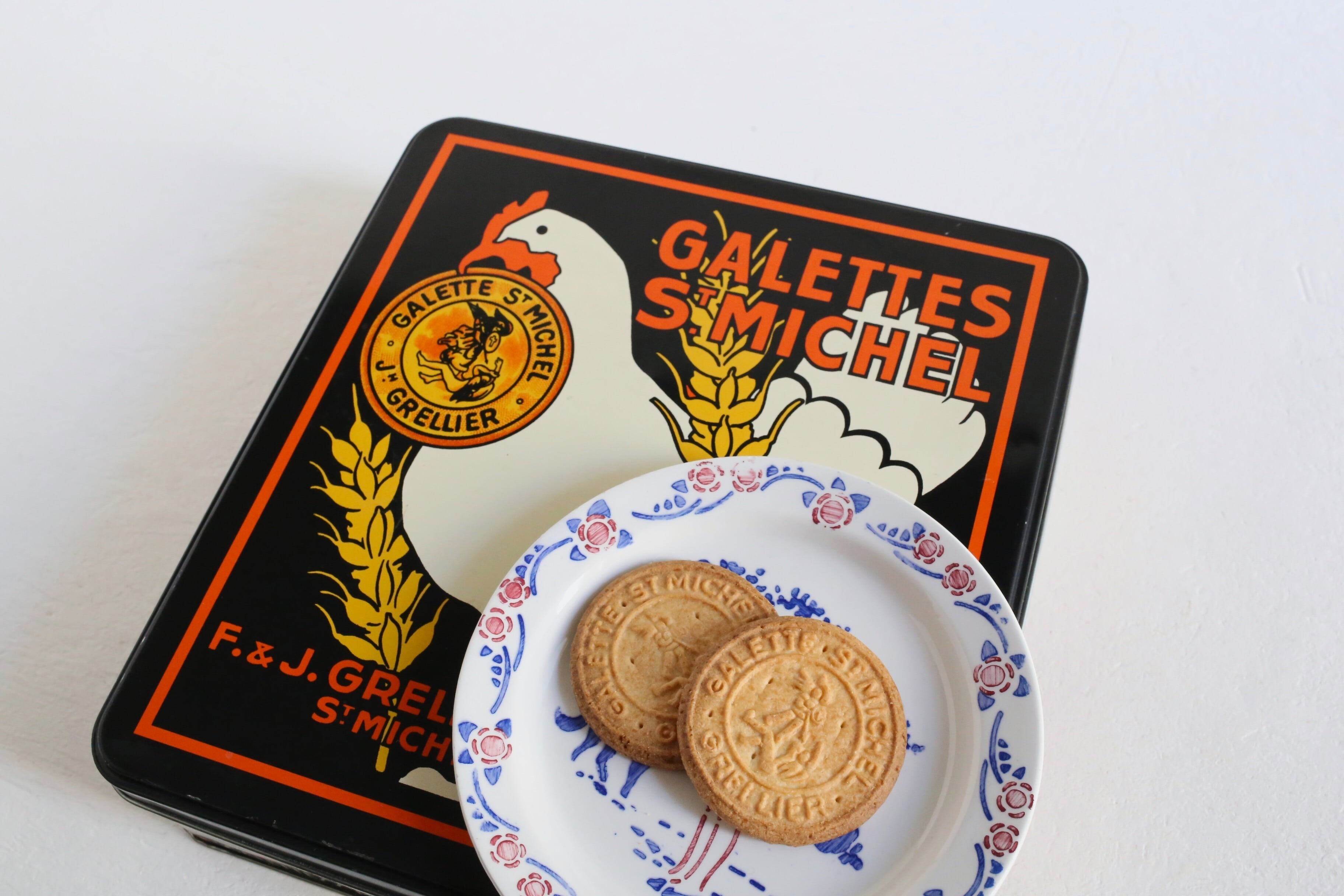 フランス アンティーク ヴィンテージ 『GALETTES ST.MICHEL