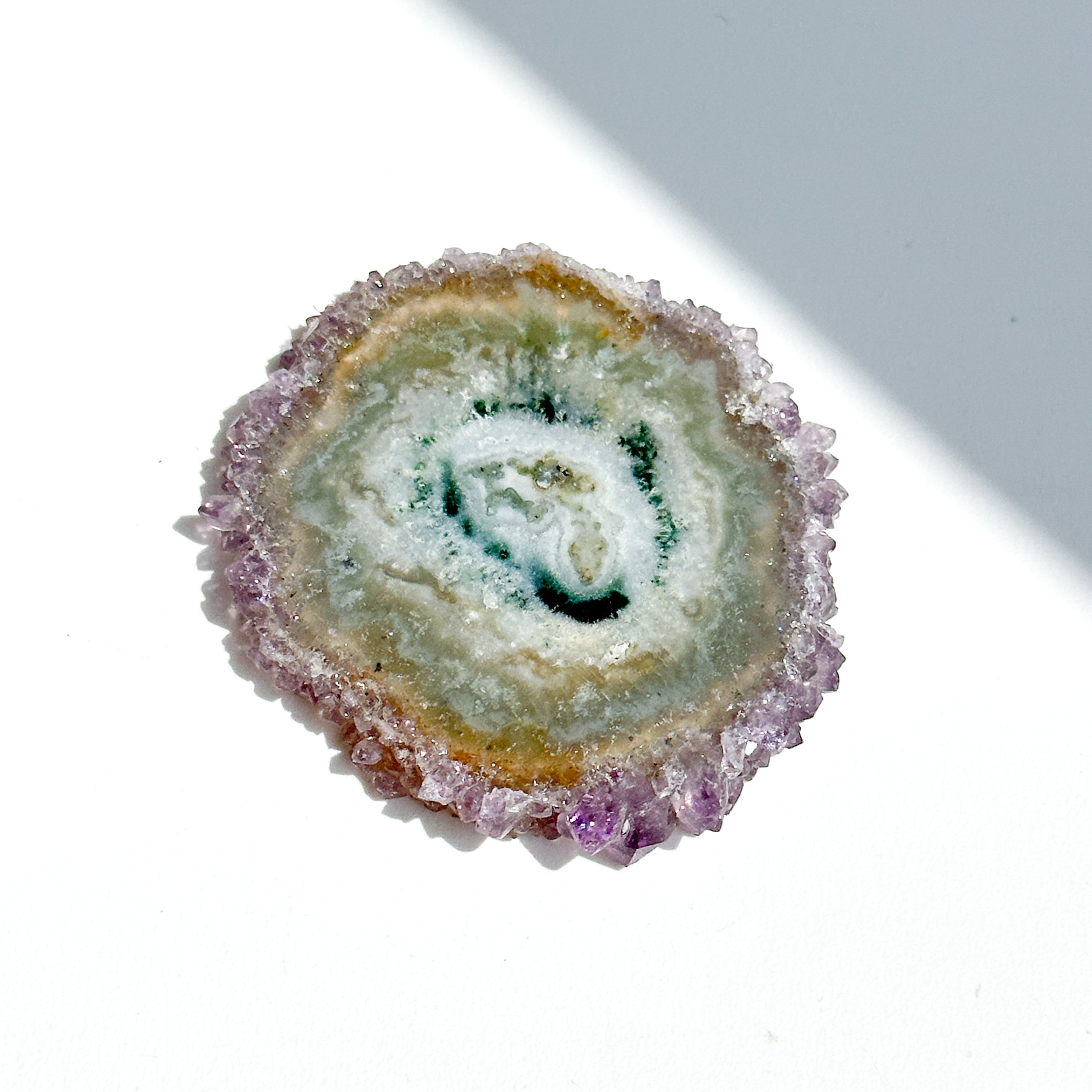 フラワーアメジスト スライス73◇ Flower Amethyst ◇天然石・鉱物