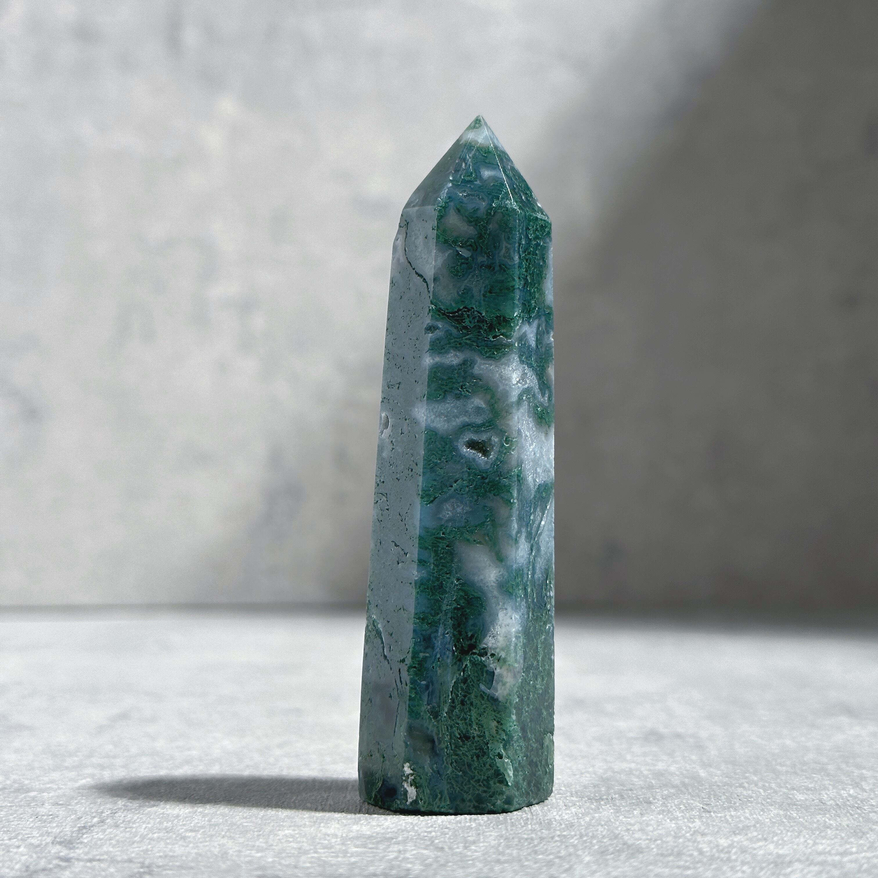 モスアゲート タワー モスアゲート タワー84◇ Moss Agate ◇天然石・鉱物・パワーストーン
