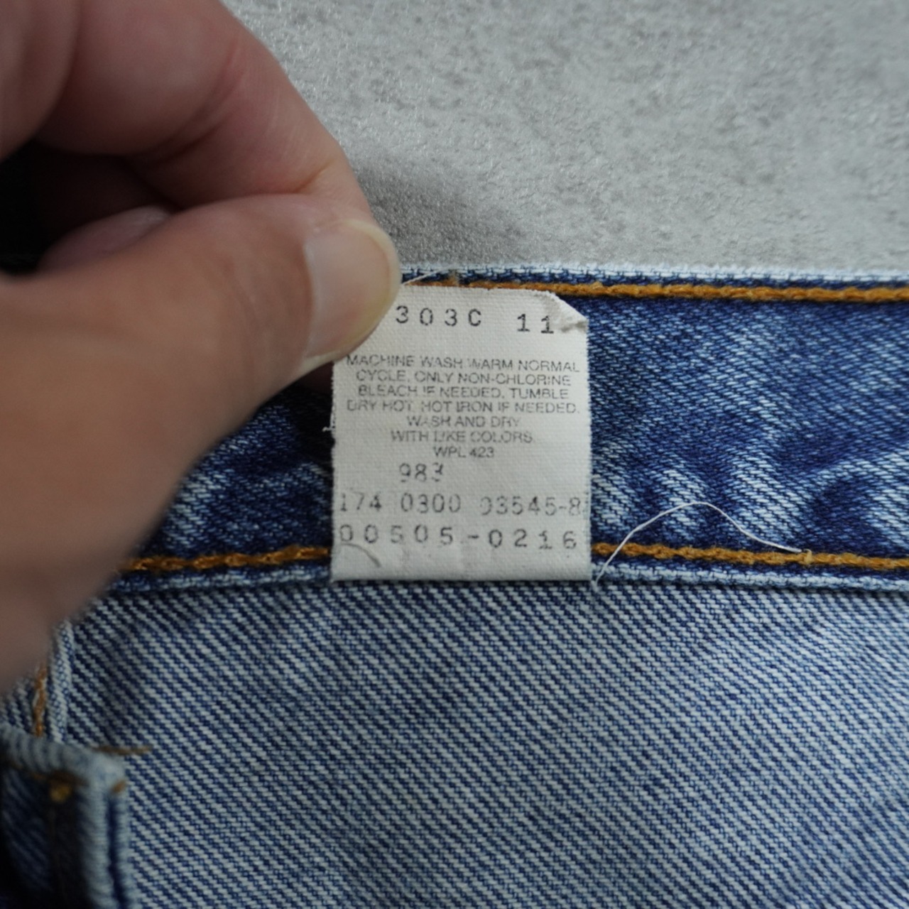 00s Levi's505 denim pants W31.5L27相当 古着 - 15