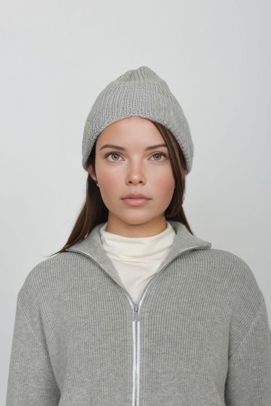 KNIT CAP GRAY | lolo