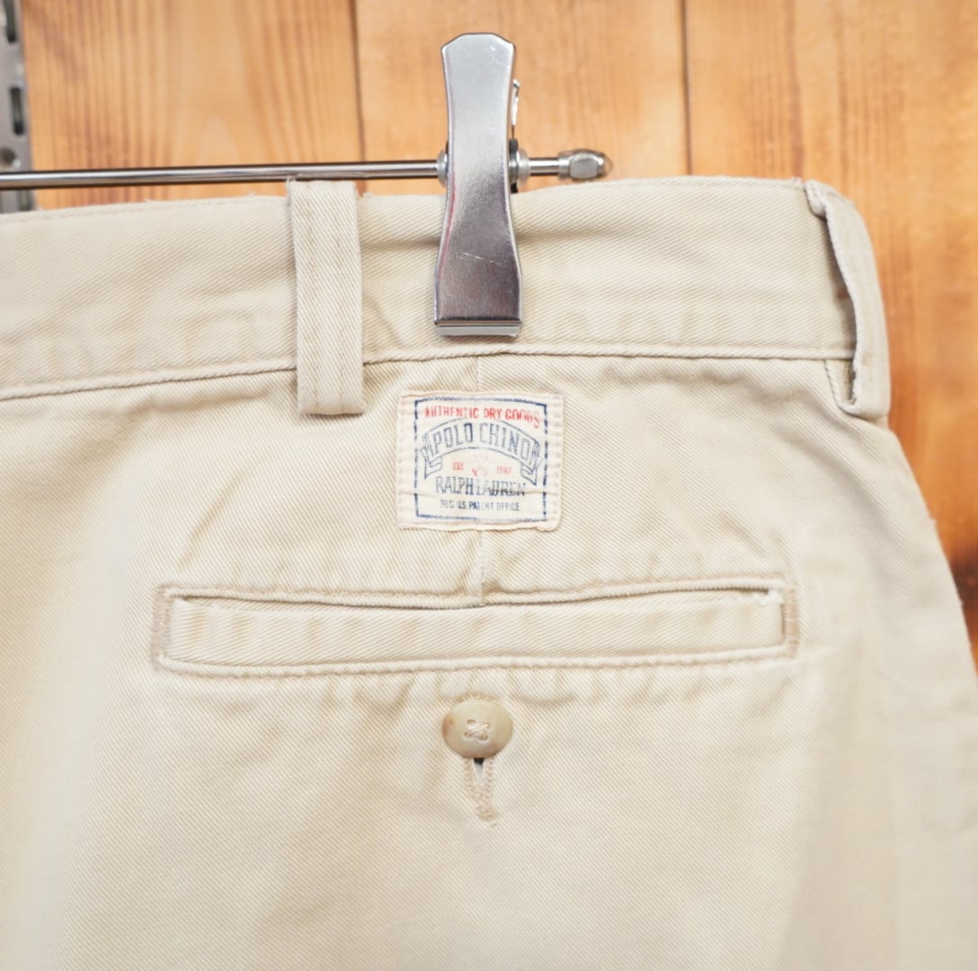 90s usa製 ralphlauren polochino チノパン W34 ラルフローレン 90s usa製 ralphlauren polochino チノパン W34 ラルフローレン
