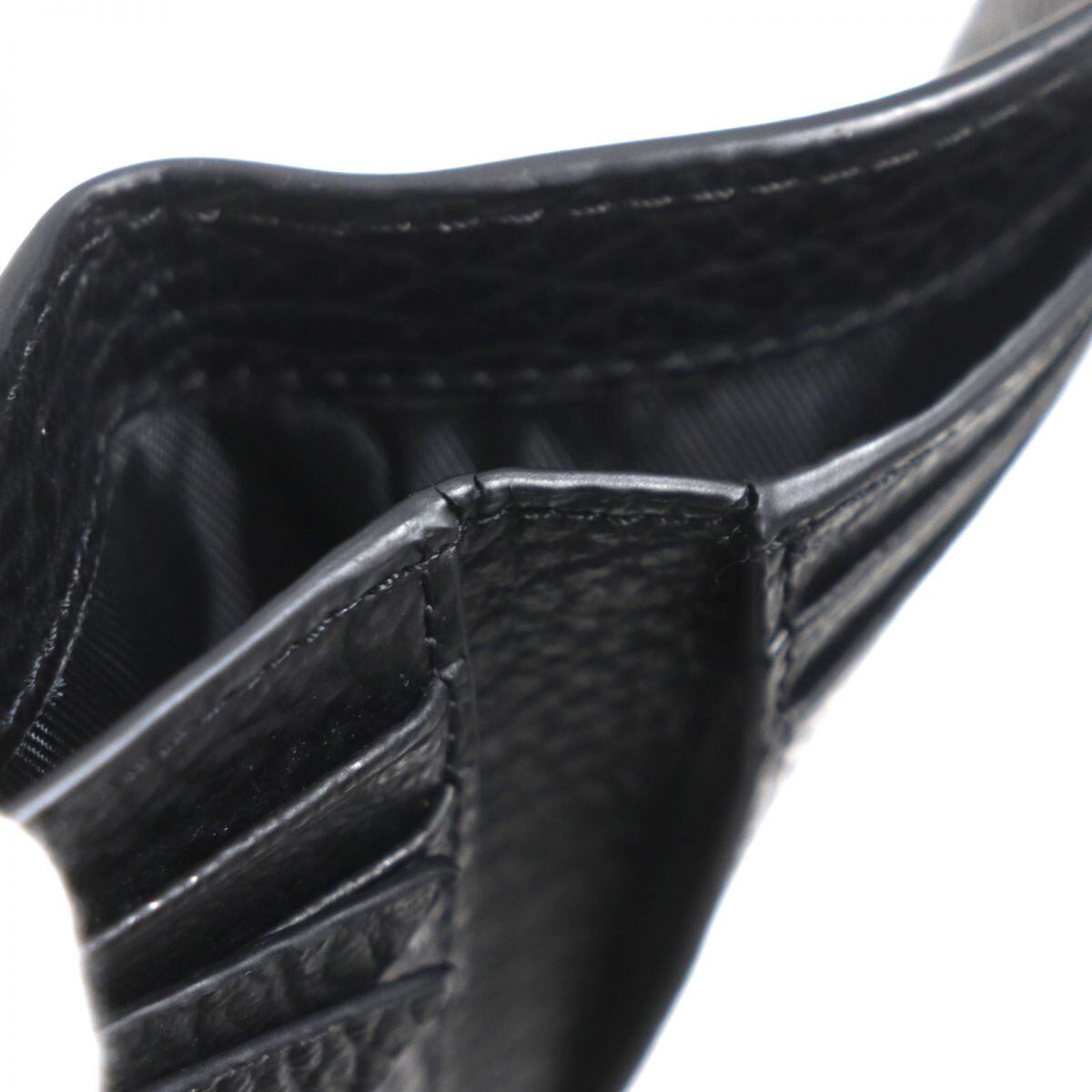 美品 メゾン マルジェラ 3つ折り財布 ジップ コンパクト レザー