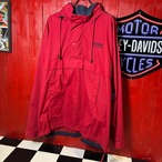 90s CHAPS RALPH LAUREN ナイロンアノラックパーカー 赤フェード チャップス