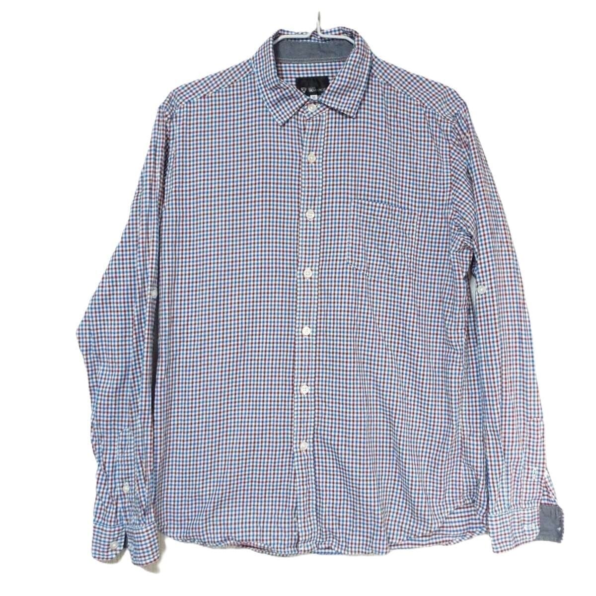 THE SHOP TK チェック柄シャツ 長袖　Lサイズ カジュアルシャツ】THE SHOP TK MIXPICE タケオキクチ チェック柄 胸