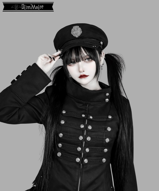 HeartCoreミリタリーキャップ【Black】