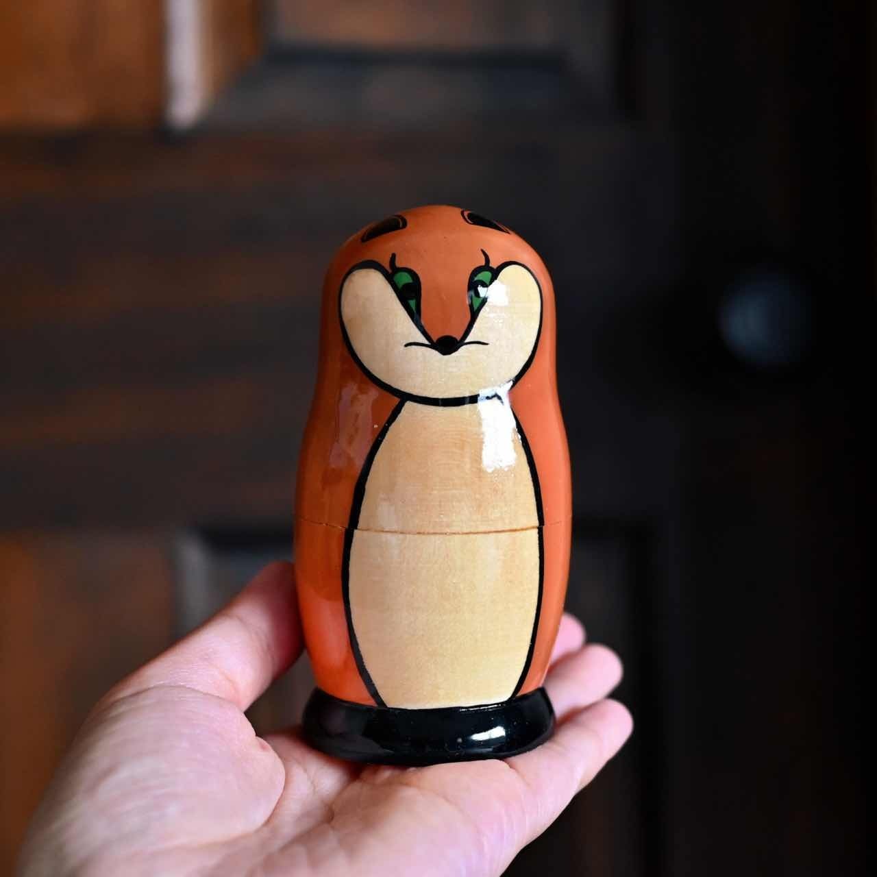 きつねのマトリョーシカ ｜置物 かわいい おしゃれ レトロ オブジェ