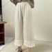 2色/裾レースペチパンツ ・12503