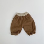 natural tuck pants 【80-130】