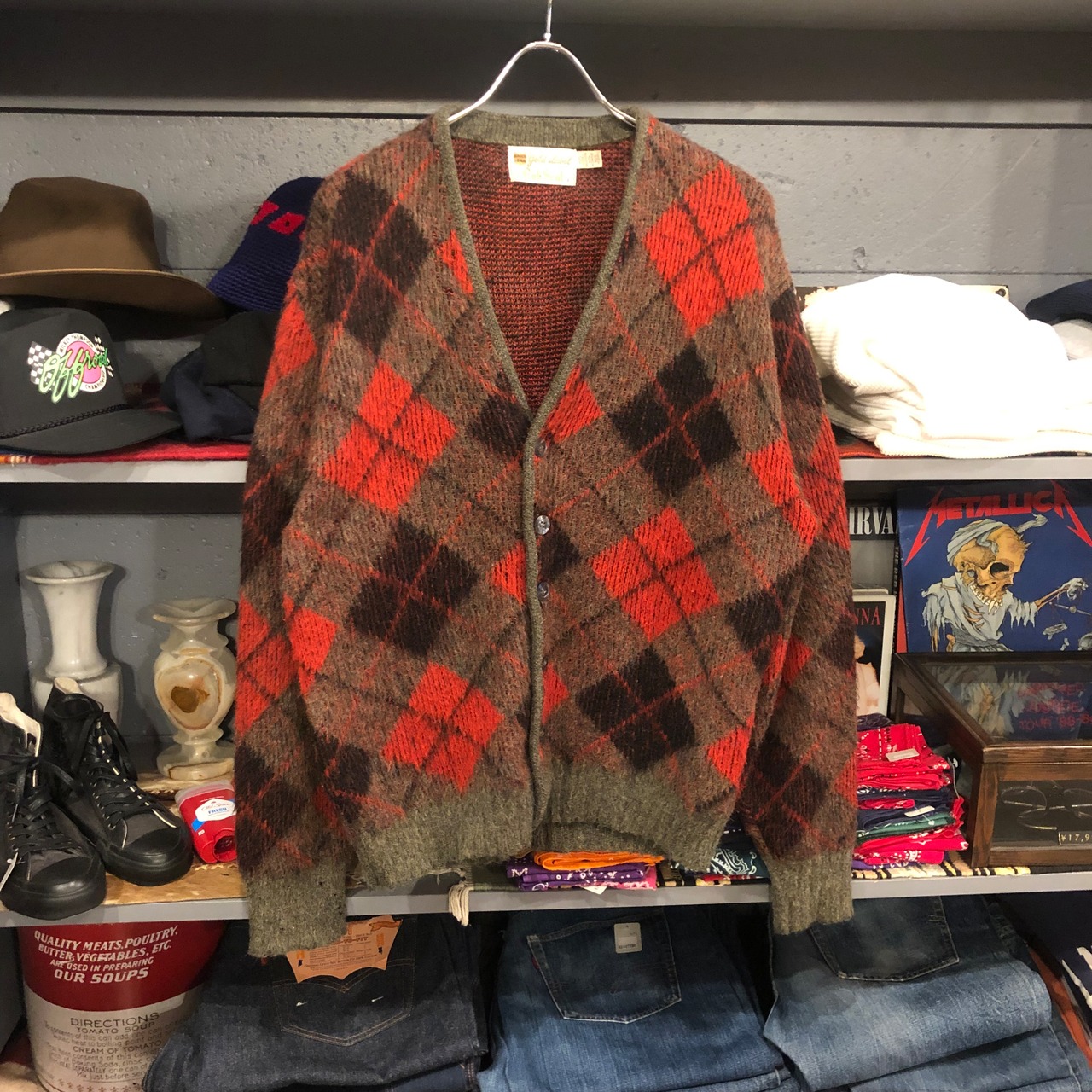 60s Rob Scot Mohair Knit Cardigan | VOSTOK