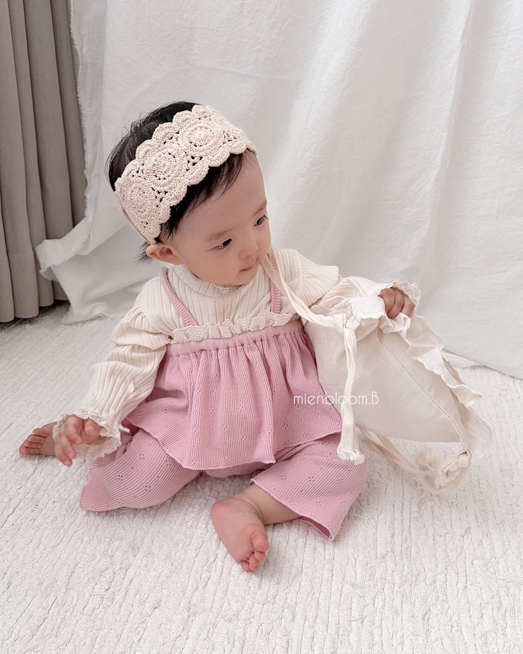 送料無料【予約】/ babyニットビスチェ / mienbloom