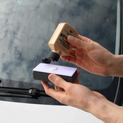 ソフト99(SOFT99) 液体 ガラスクリーナー ガラスリフレッシュ ガラス表面の汚れ・油膜・ガラスコーティング剤・ウォータースポットの除去 専用パッド 05066