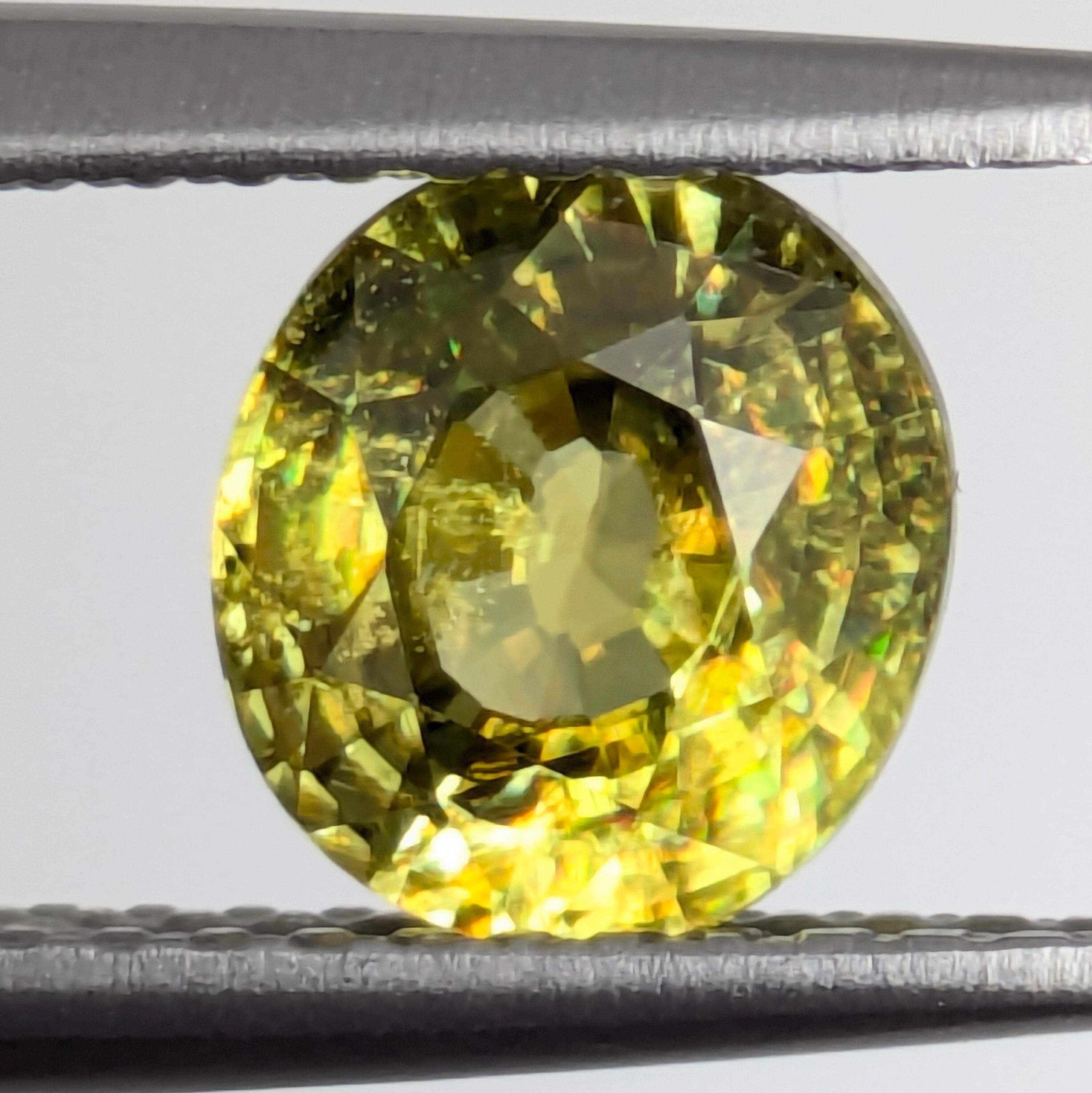 たつみギラギラファイア☆マダガスカル産スフェーン☆ペンダント