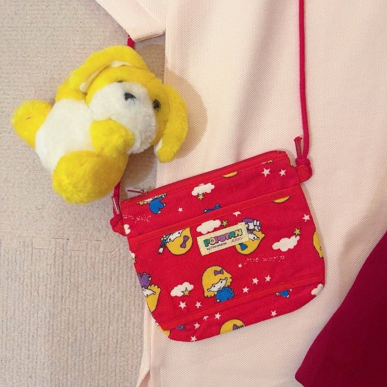 girl illustration mini pochette