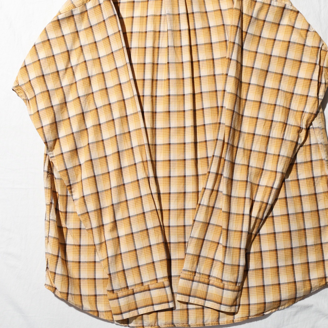 極美品 M 10年 イエロー オンブレチェックシャツ 長袖 Patagonia パタゴニア