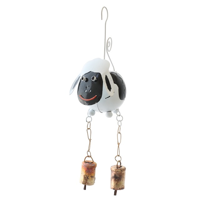 【 送料無料 メール便発送 】 ブリキベル 羊ベル ドアベル ひつじベル ひつじチャイム ヒツジベル かわいい デコラティブ チャイム 羊オーナメント ベル付き 羊ベル ひつじ 羊 ハンドメイド インテリア カーテン飾り ドアの飾り エスニック アジアン飾り おしゃれ 手作り 吊るし シュール 羊グッズ 白黒カラー ゆらゆら ほっこり インテリア 自分用 ギフト プレゼント お洒落 オシャレ アジアン雑貨 おすすめ アブロイ ABROI