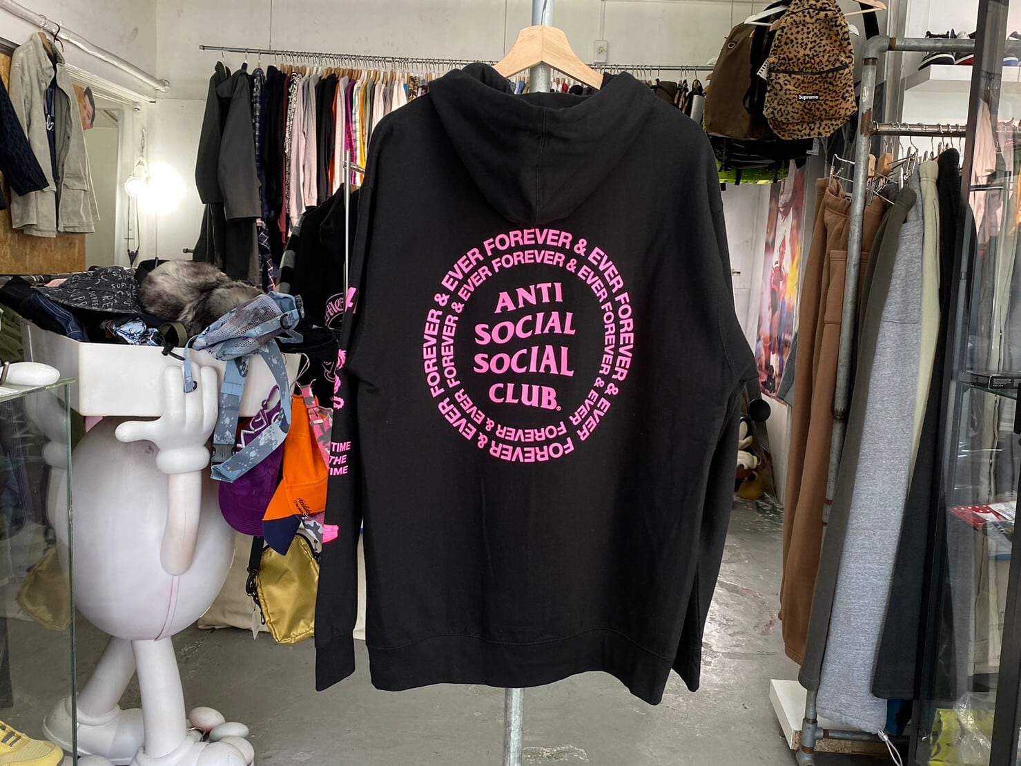 AntiSocialSocialClub Mantras BlackHoodie