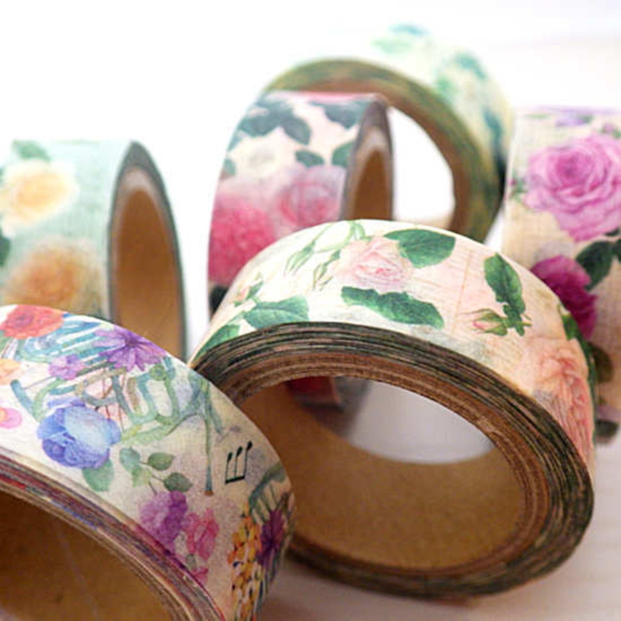 マスキングテープ　ホルンFlower＆Music 15mm×7m