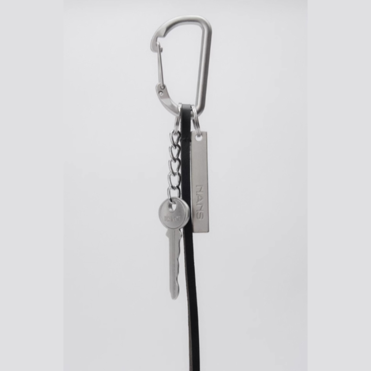 ロゴメタルプレートキーホルダー　0898