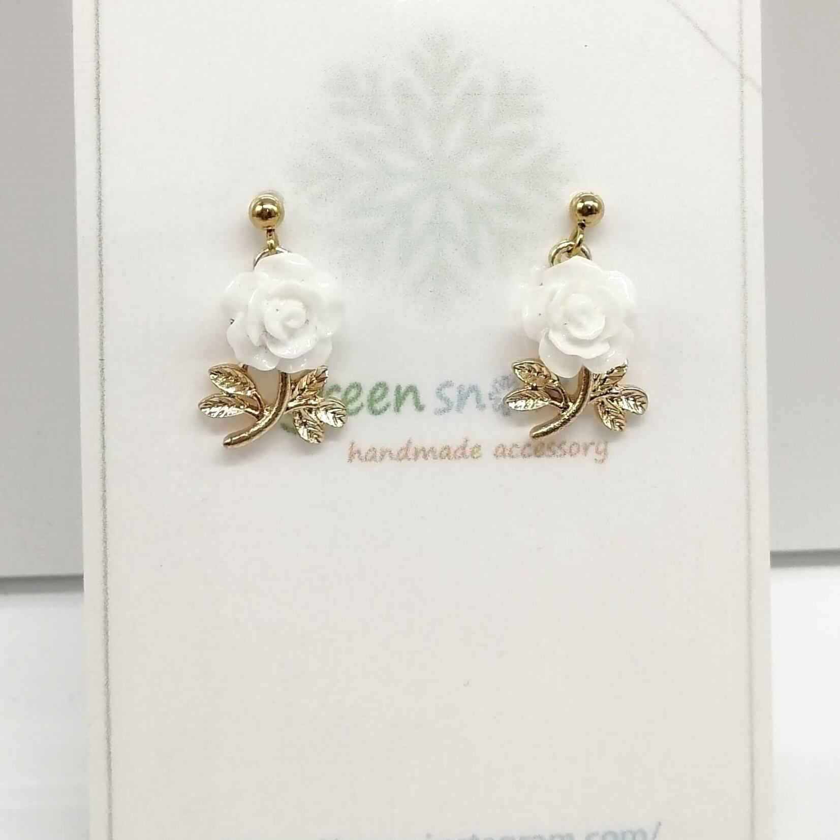 サージカルステンレス ピアス】ローズ 薔薇 ばら バラ フラワー 花