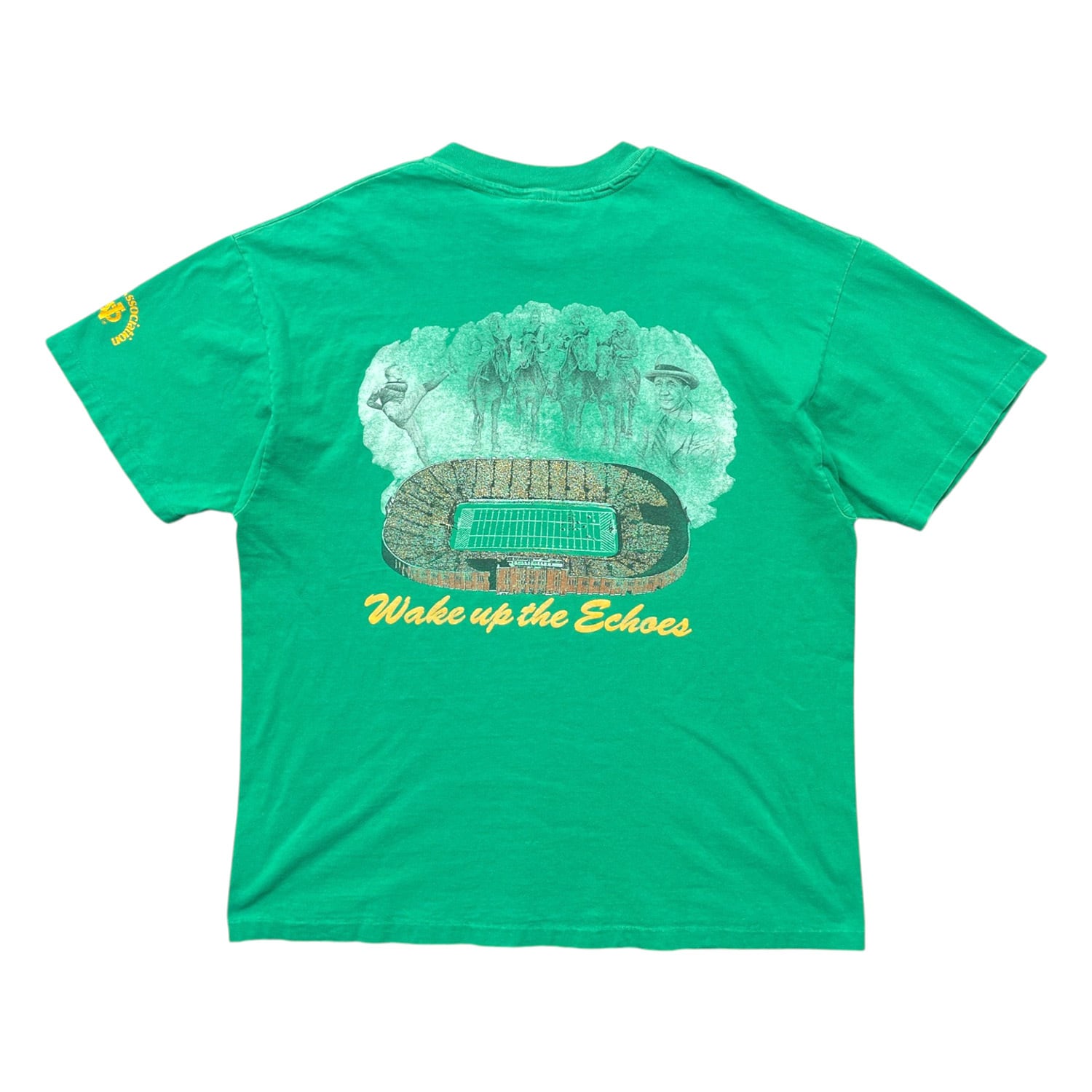 USA 古着 90S ノートルダム大学 フットボール カレッジ ヴィンテージ T