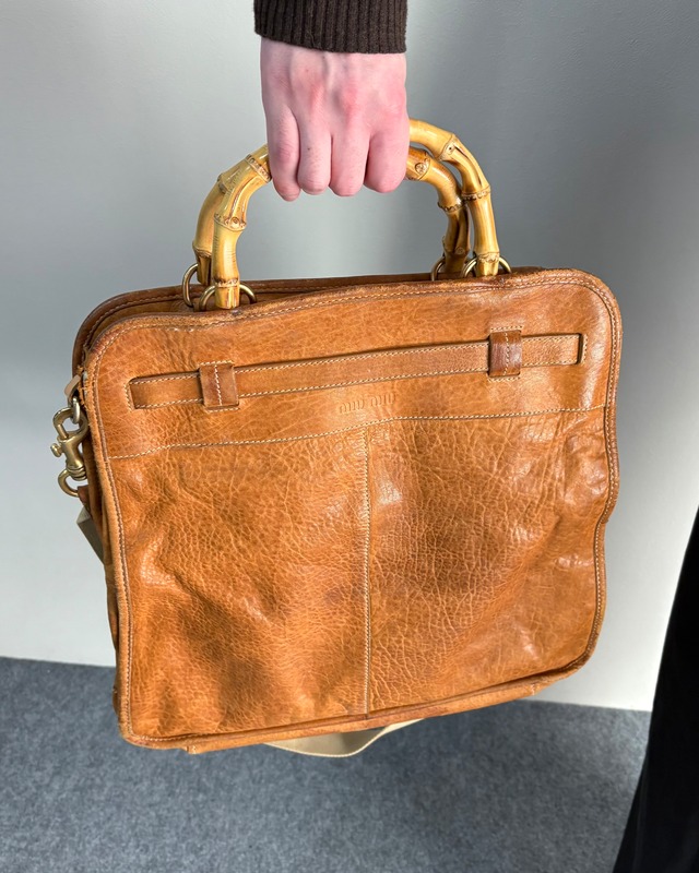 【MIUMIU】2-way leather bag