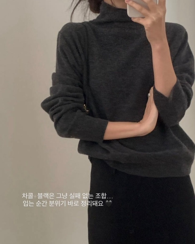 (即納) miel / Release knit 2color