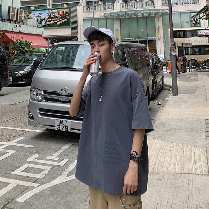 全3色 Tシャツ カットソー プリント カジュアル シンプル