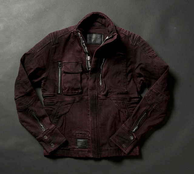 NWZ DENIM JACKET【DARK WINE】