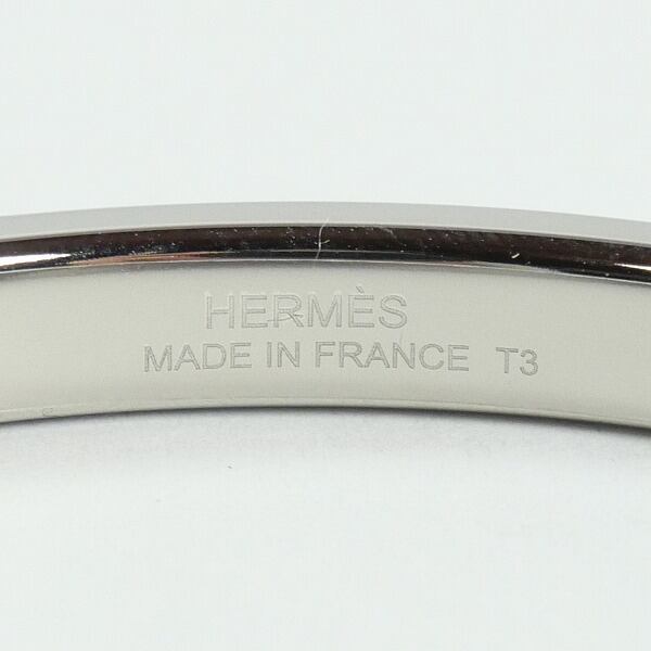Size【3】 HERMES エルメス BRACELET JONC ATHENA アテナ NOIR T3