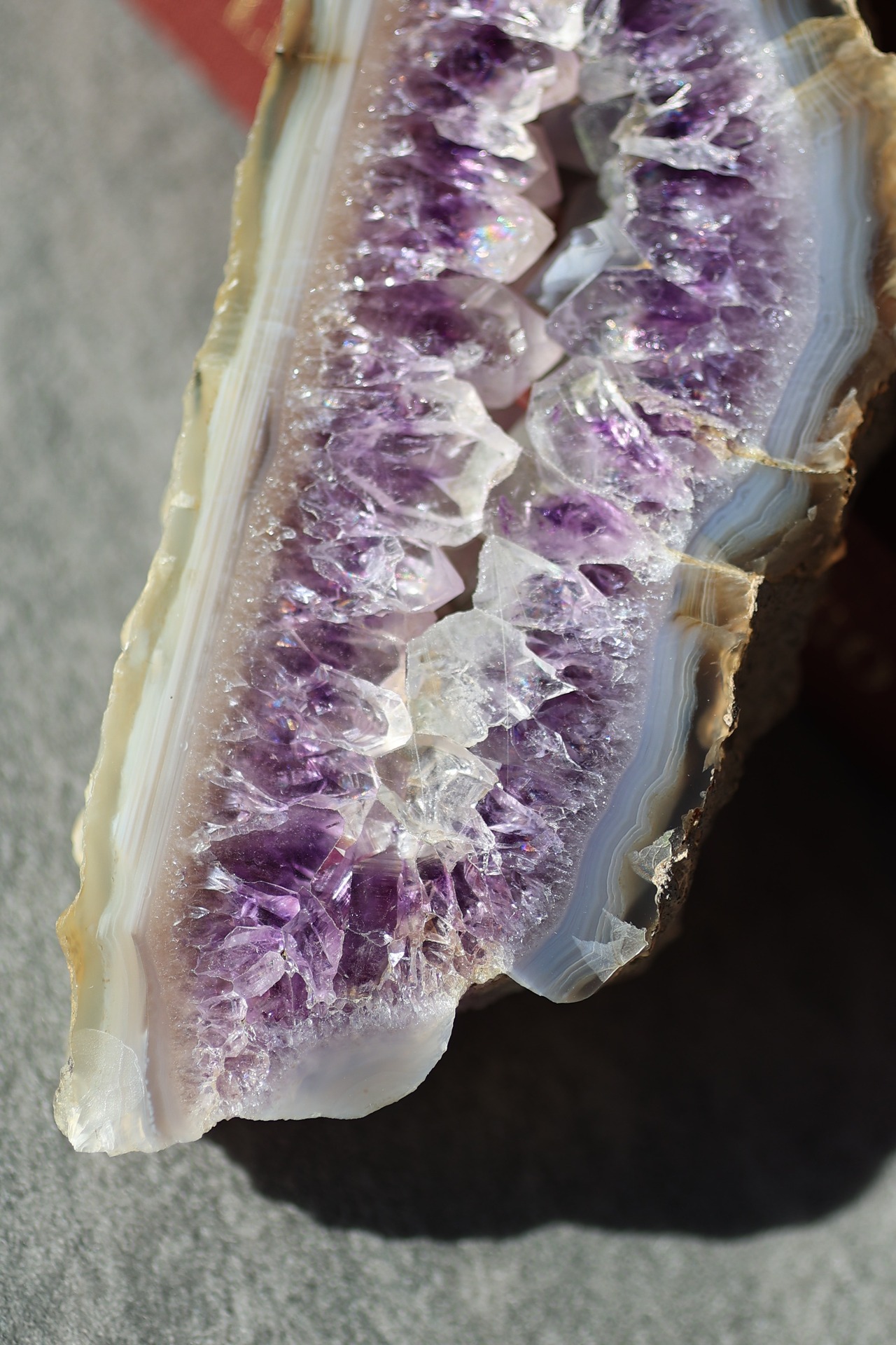 アメジスト スライスプレート ｜Amethyst Slice｜ 天然石・鉱物・パワーストーン | st00403