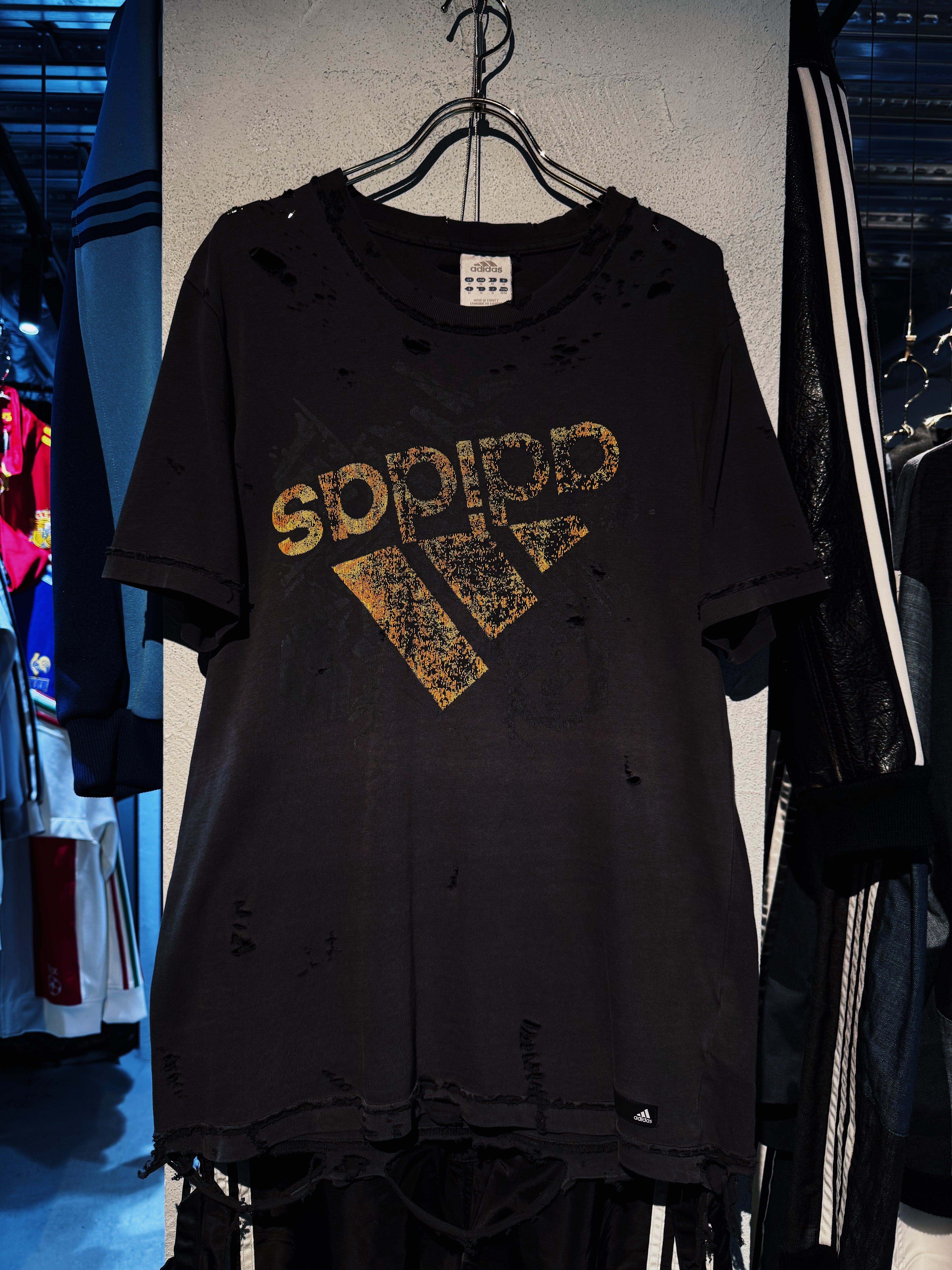 “adidas” boro custom logo design T-shirt
