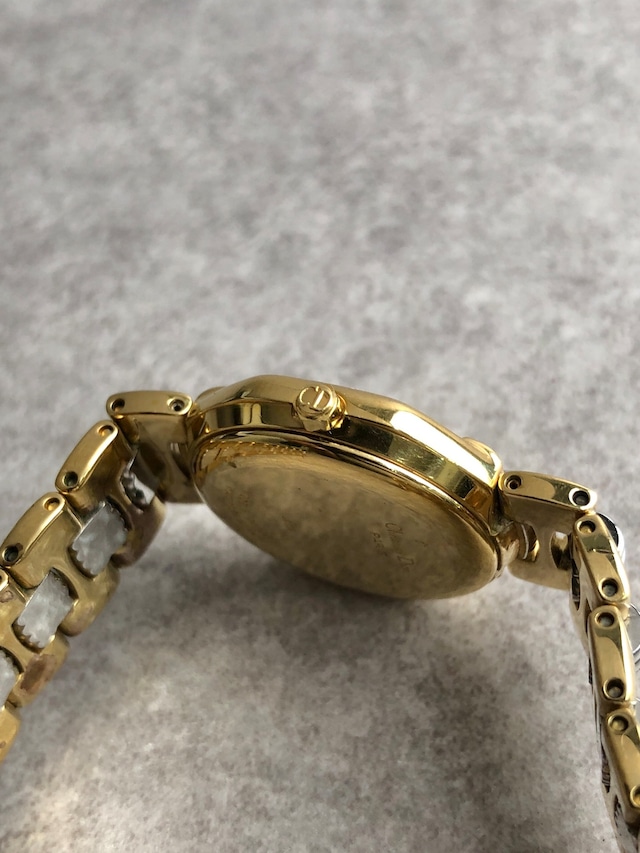Christian Dior クリスチャン ディオール 腕時計 ゴールド CD オクタゴン ステンレススチール D48⁻133 クォーツ vintage ヴィンテージ オールド y8i88y