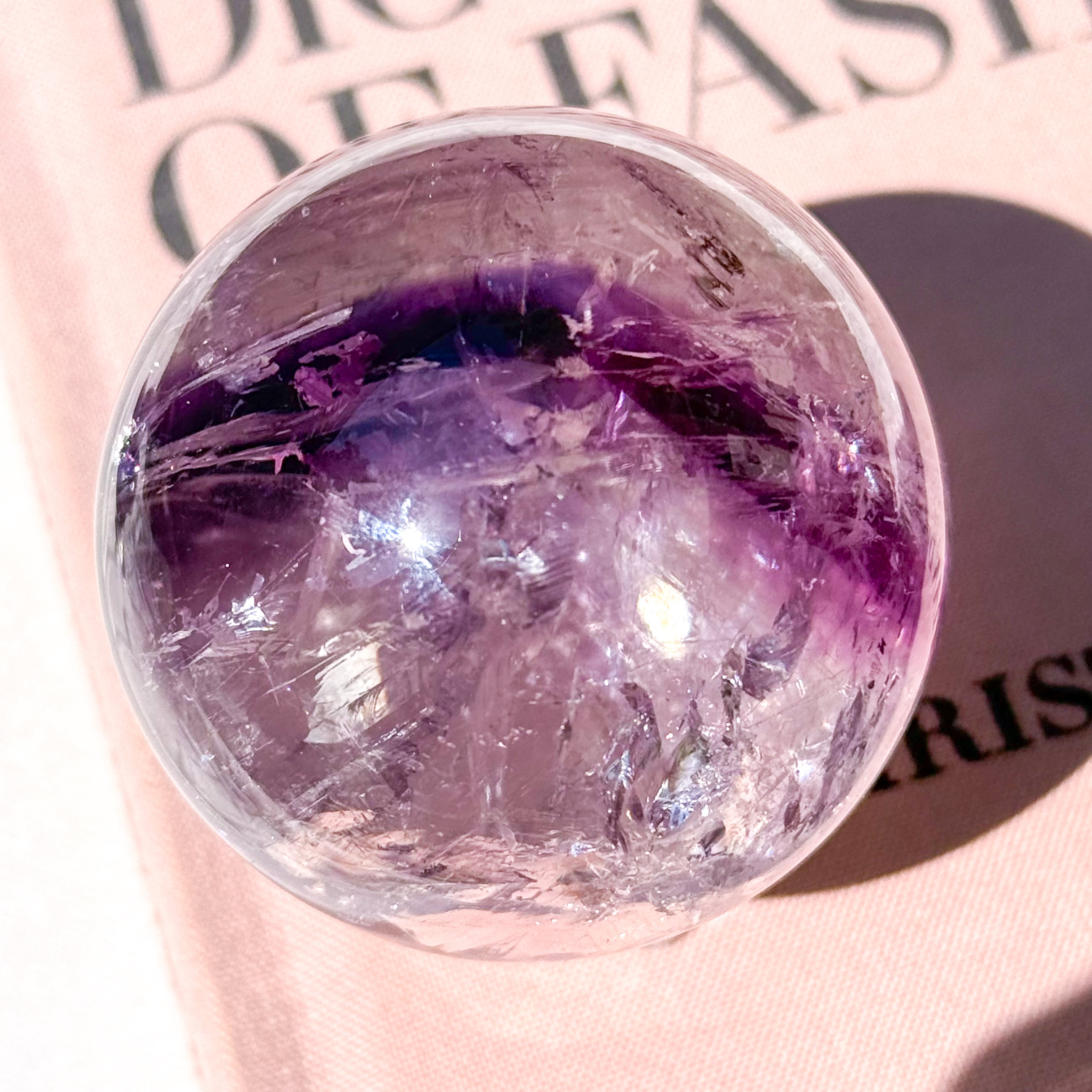 Green Flower Agate Sphere ✧ グリーンフラワーアゲート (桜瑪瑙