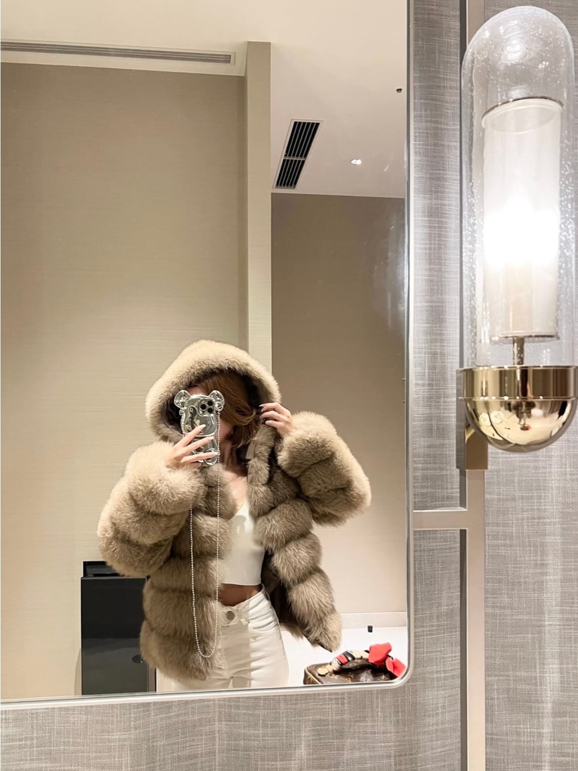 キャンペーン価格ラシュッド 2wayファーコート ファーコートの商品一覧