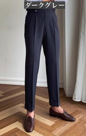 【脚長端整】ナポリフィット4シーズントラウザー